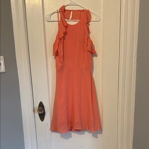 BB Dakota Peach Backless Dress